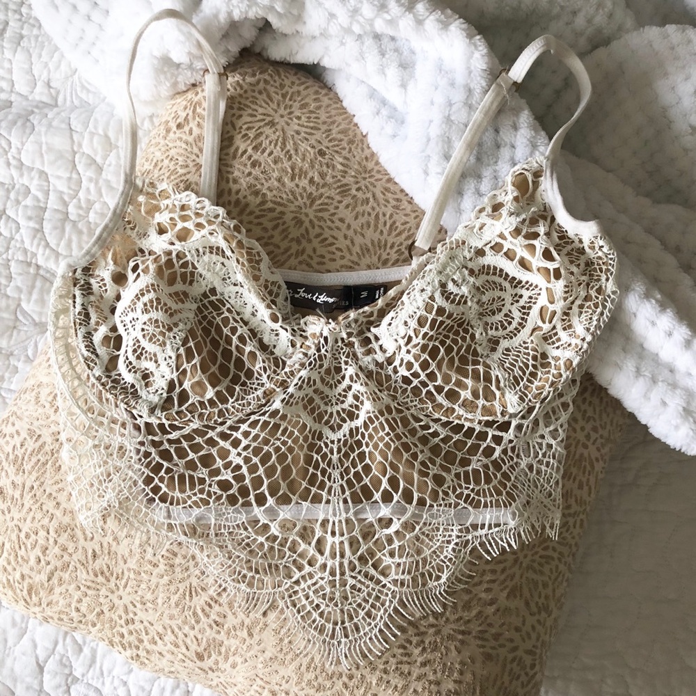 For Love and Lemons Bat Your Lashes Bra